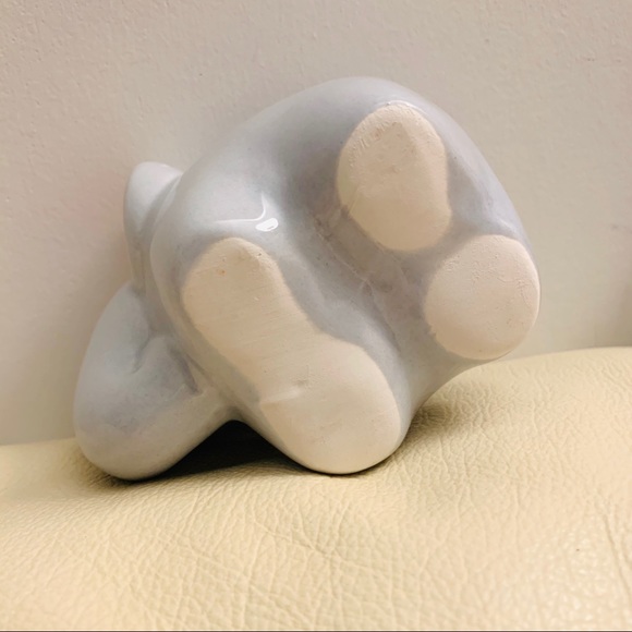 3/$30 Cute elephant planter ceramic animal pot grey gift home decor NIB new - Picture 4 of 8